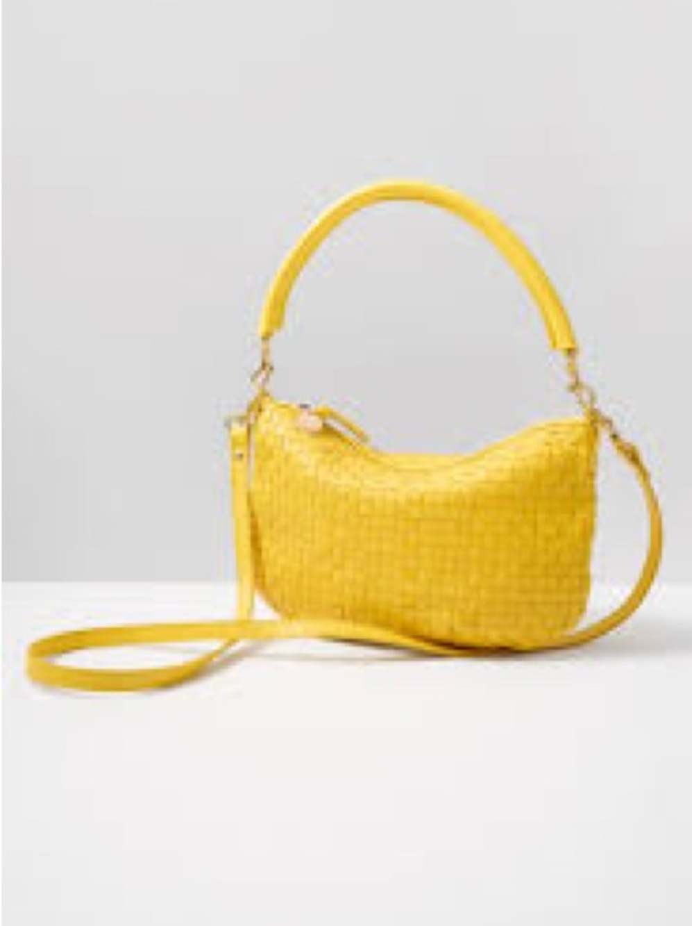 Clare V Petit Moyen Yellow NWT